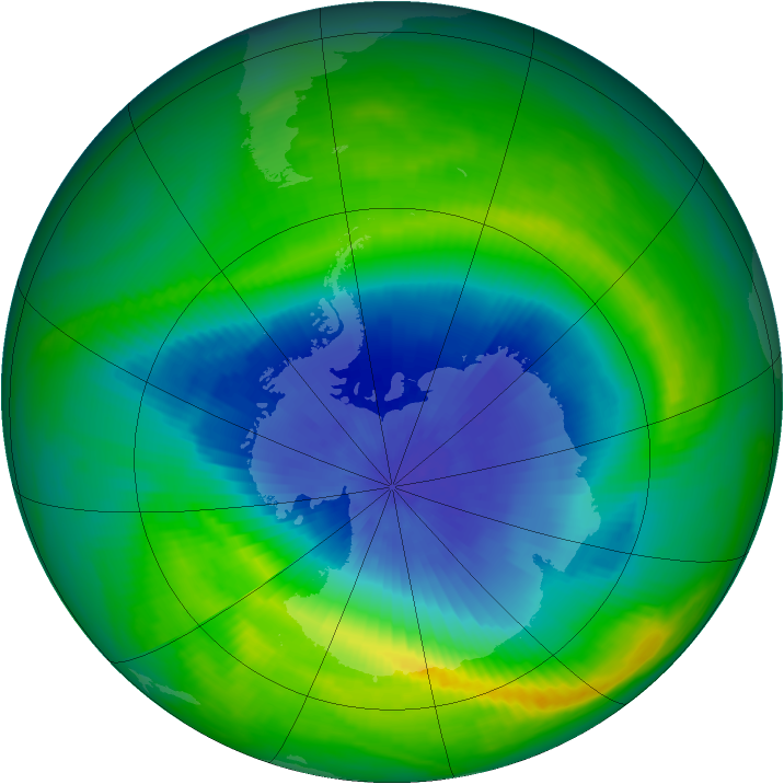 Ozone Map 1983-10-21